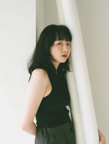 American sleeve rib tank <Black>