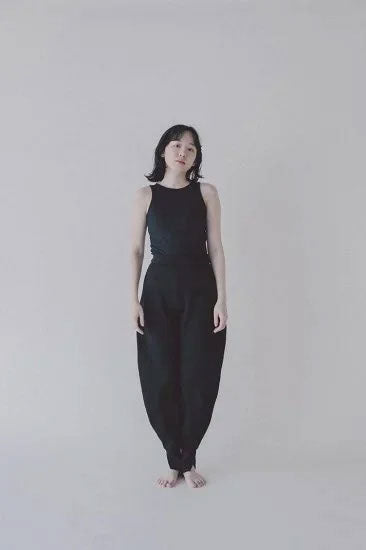 American sleeve rib tank <Black>