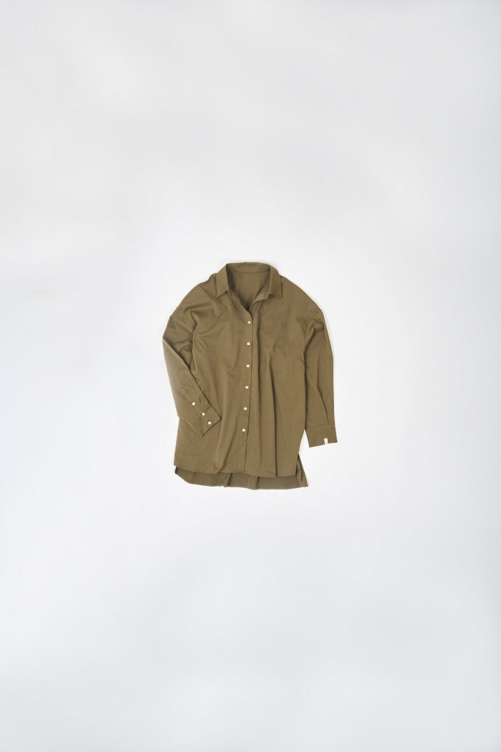 peach skin shirt / nuts