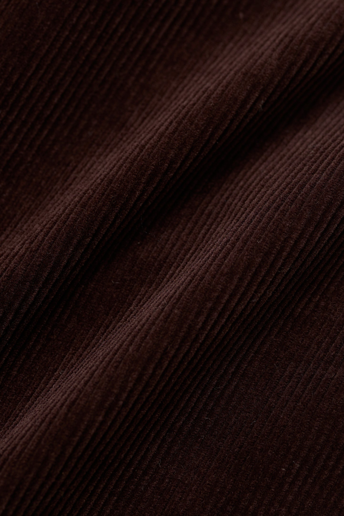 corduroy wide pants / plum brown