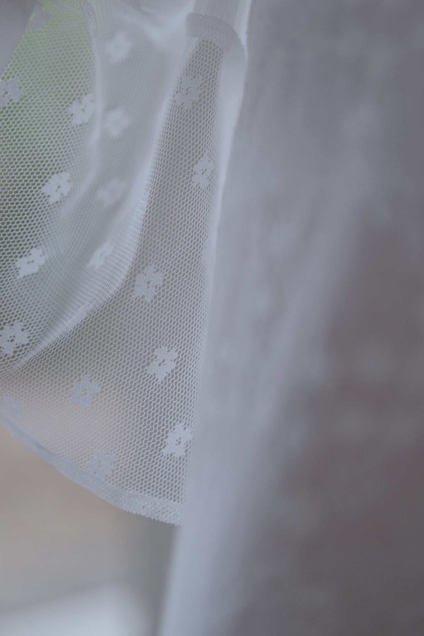 Willow&flower tulle shirt / White