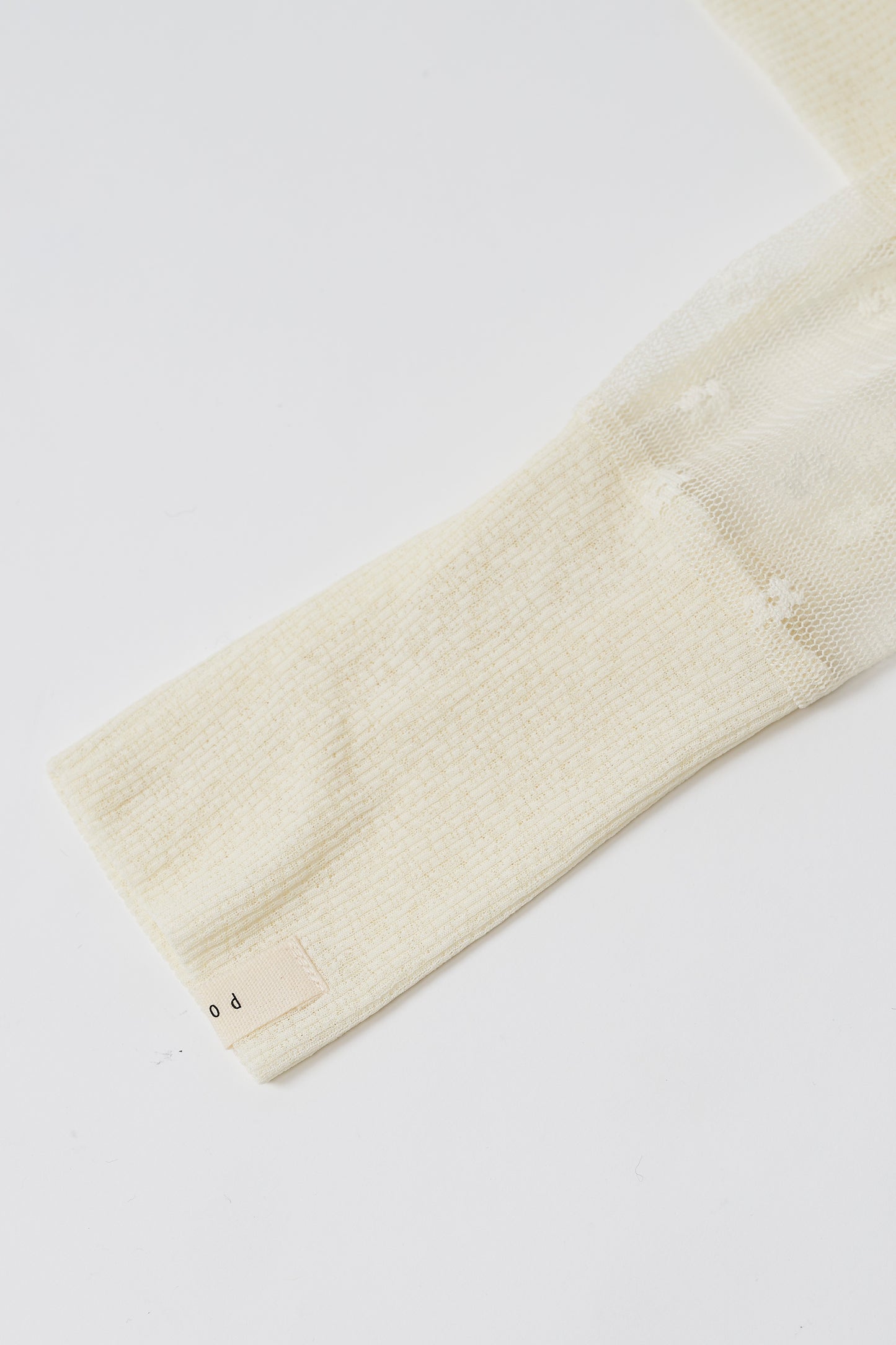 Flower tulle cardigan / White
