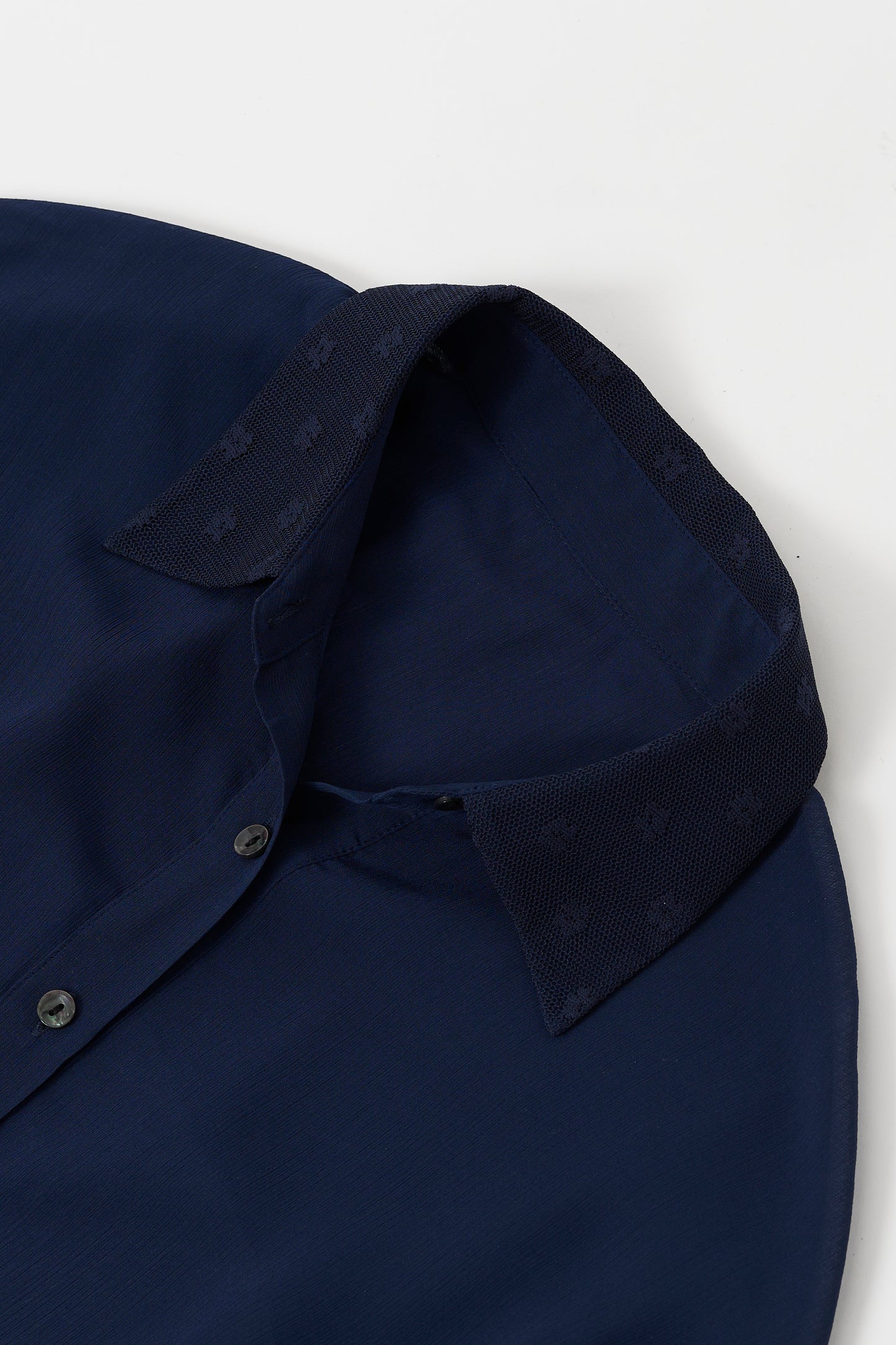Willow&flower tulle shirt / Navy
