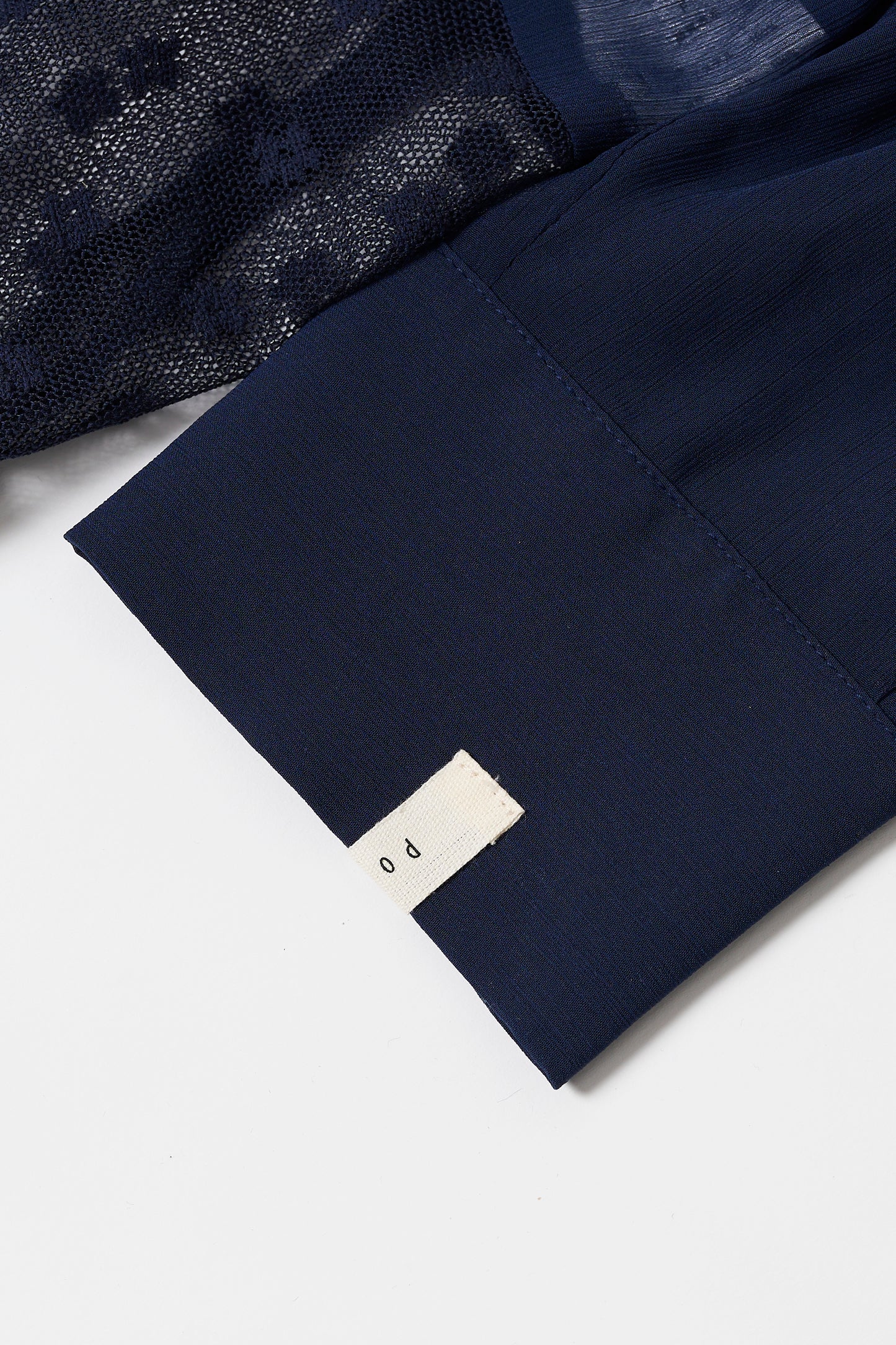Willow&flower tulle shirt / Navy