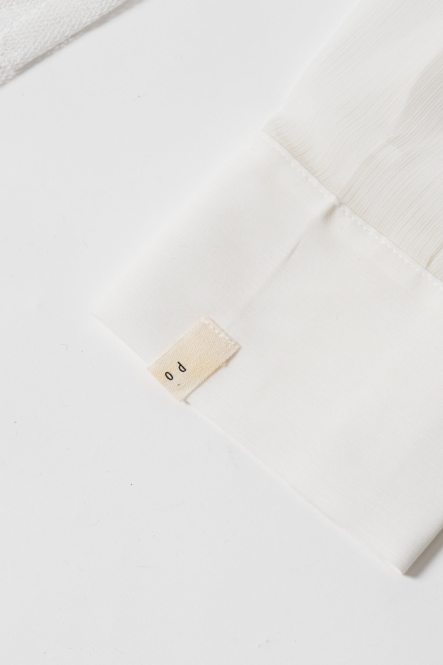 Willow&flower tulle shirt / White