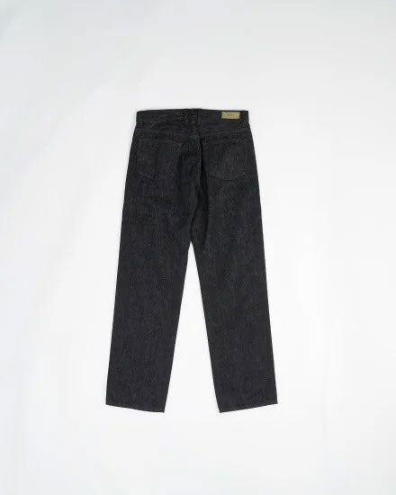 Basic straight denim /Black