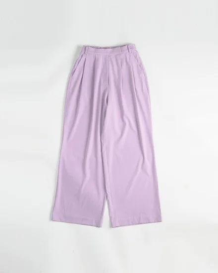 2tuck slacks / Lilac