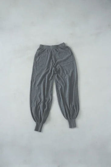 Knit jogger pants <Charcoal>