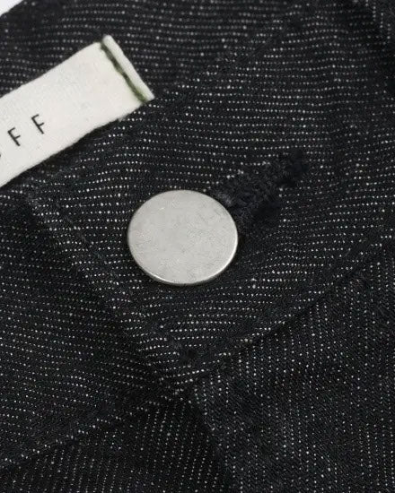 Basic straight denim /Black