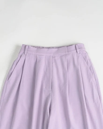 2tuck slacks / Lilac