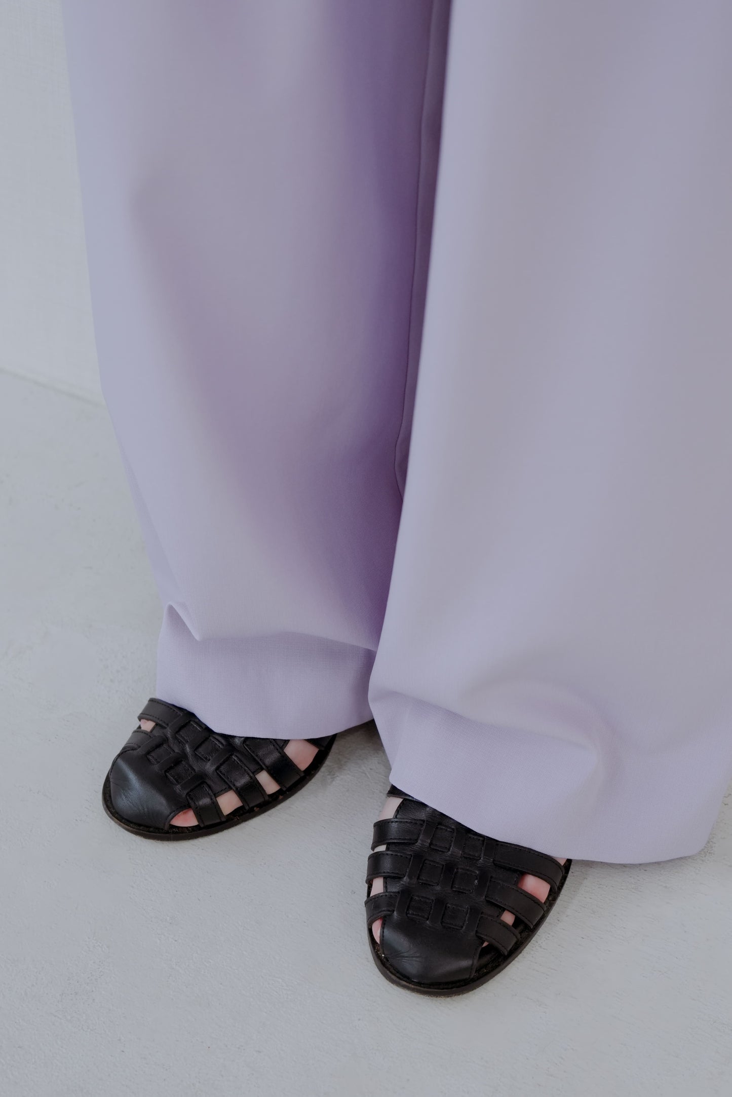 2tuck slacks / Lilac