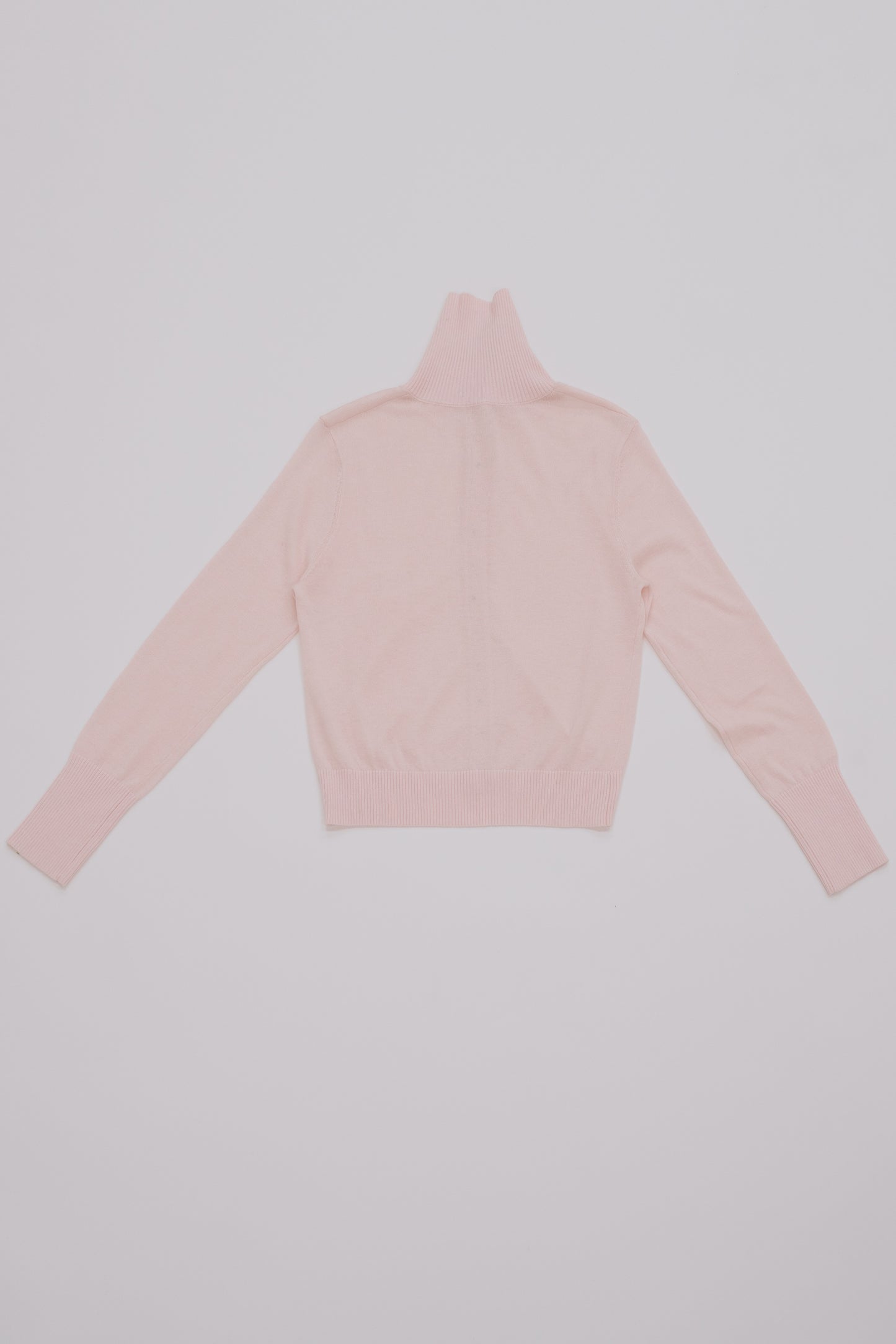 2way high neck cardigan / sour pink