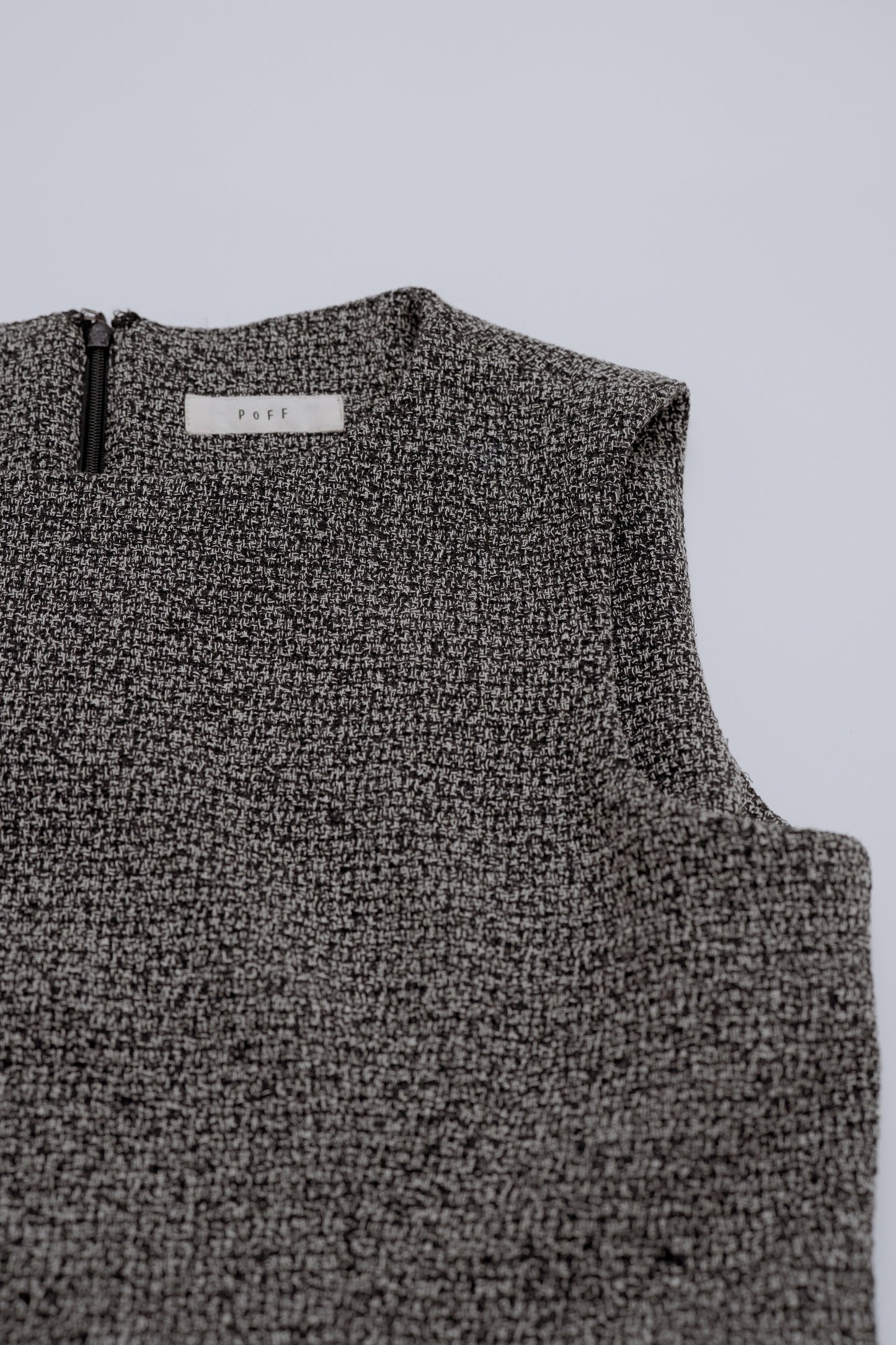 Tweed long dress / mix