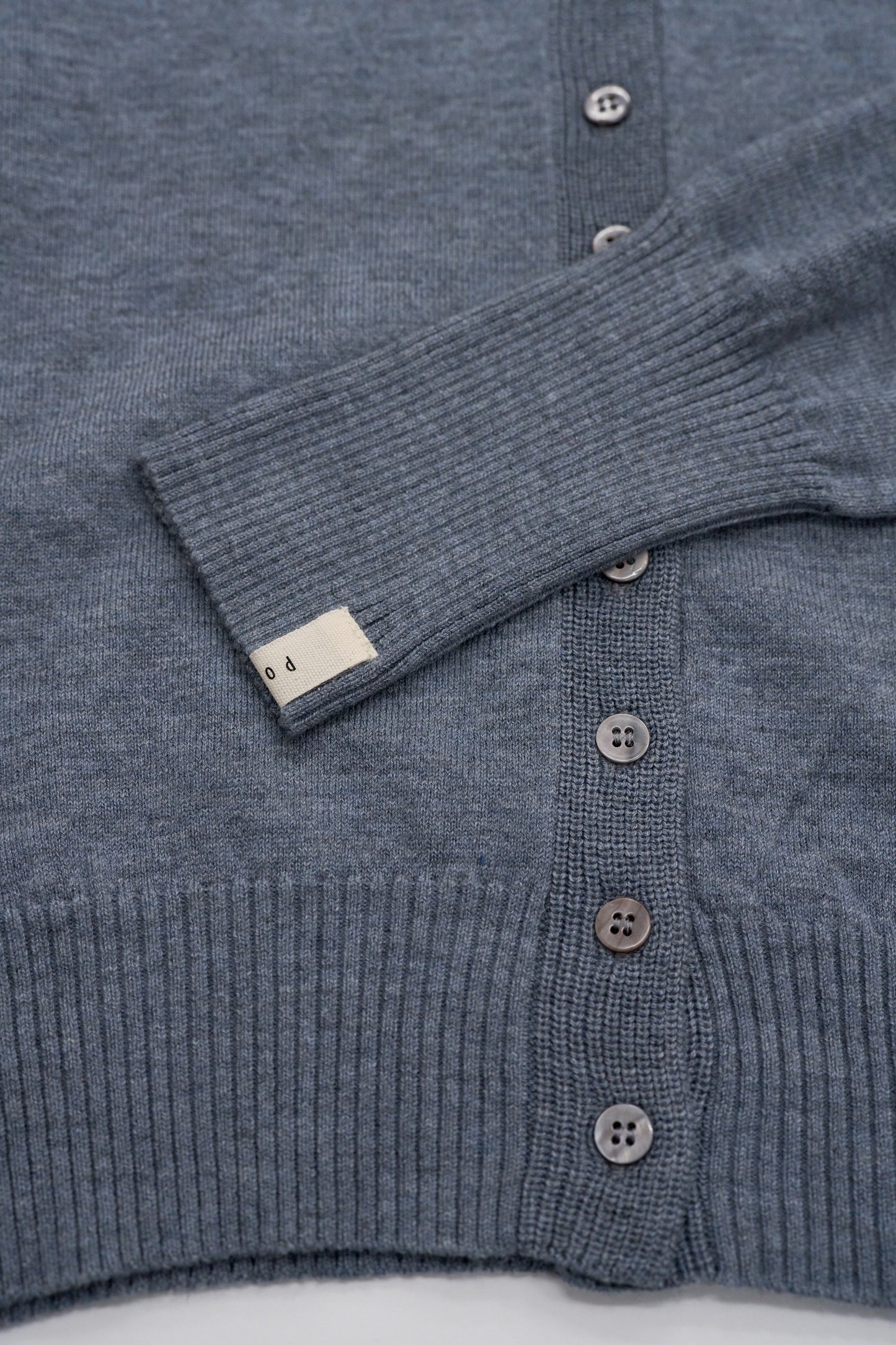 2way high neck cardigan / heater gray