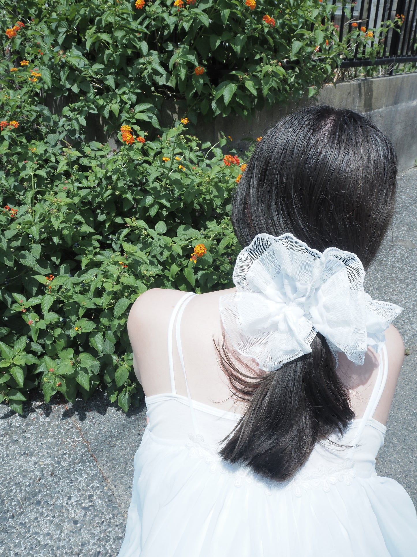 Flower tulle chou chou