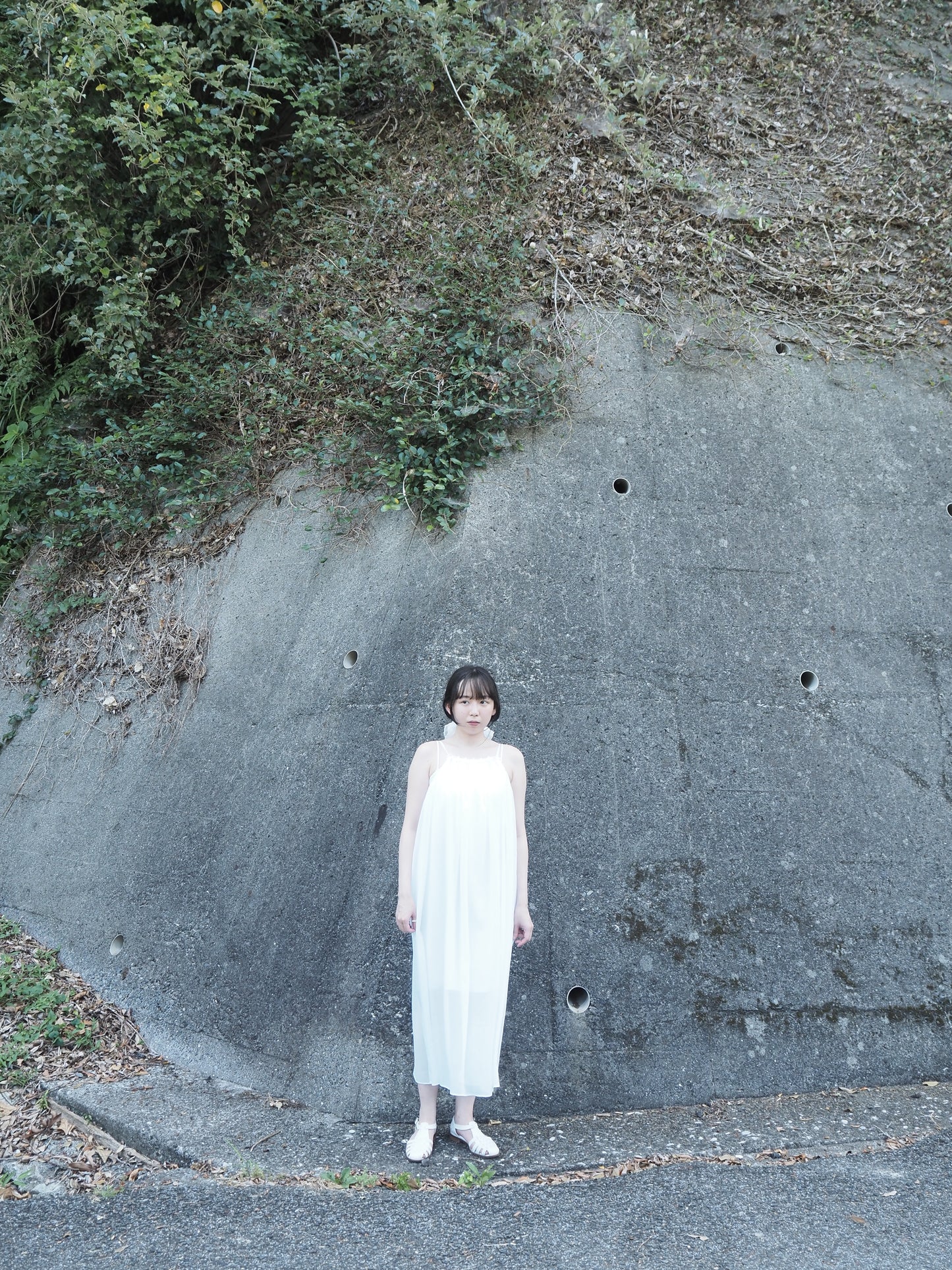Willow&flower lace long dress / White