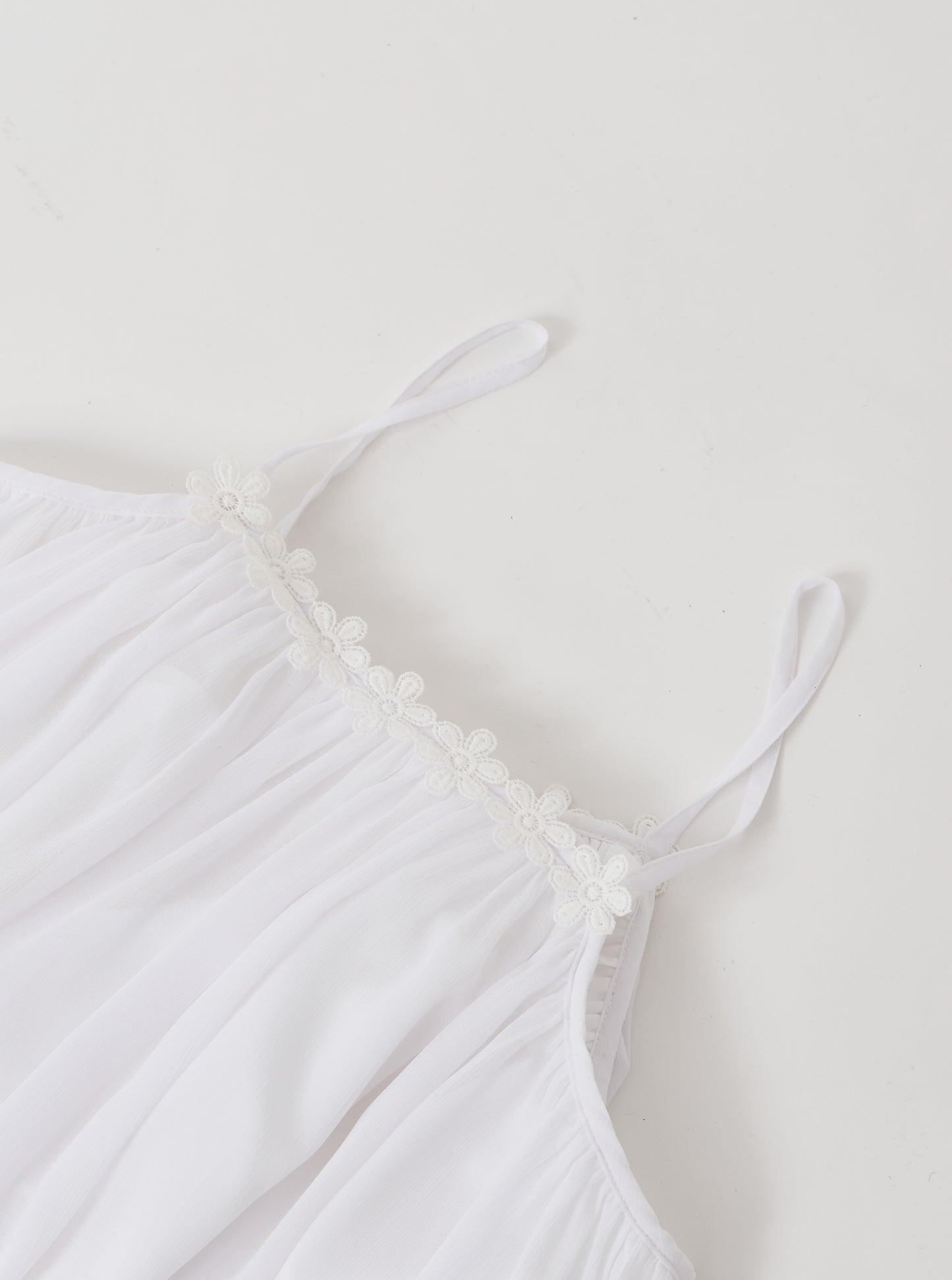 Willow&flower lace long dress / White