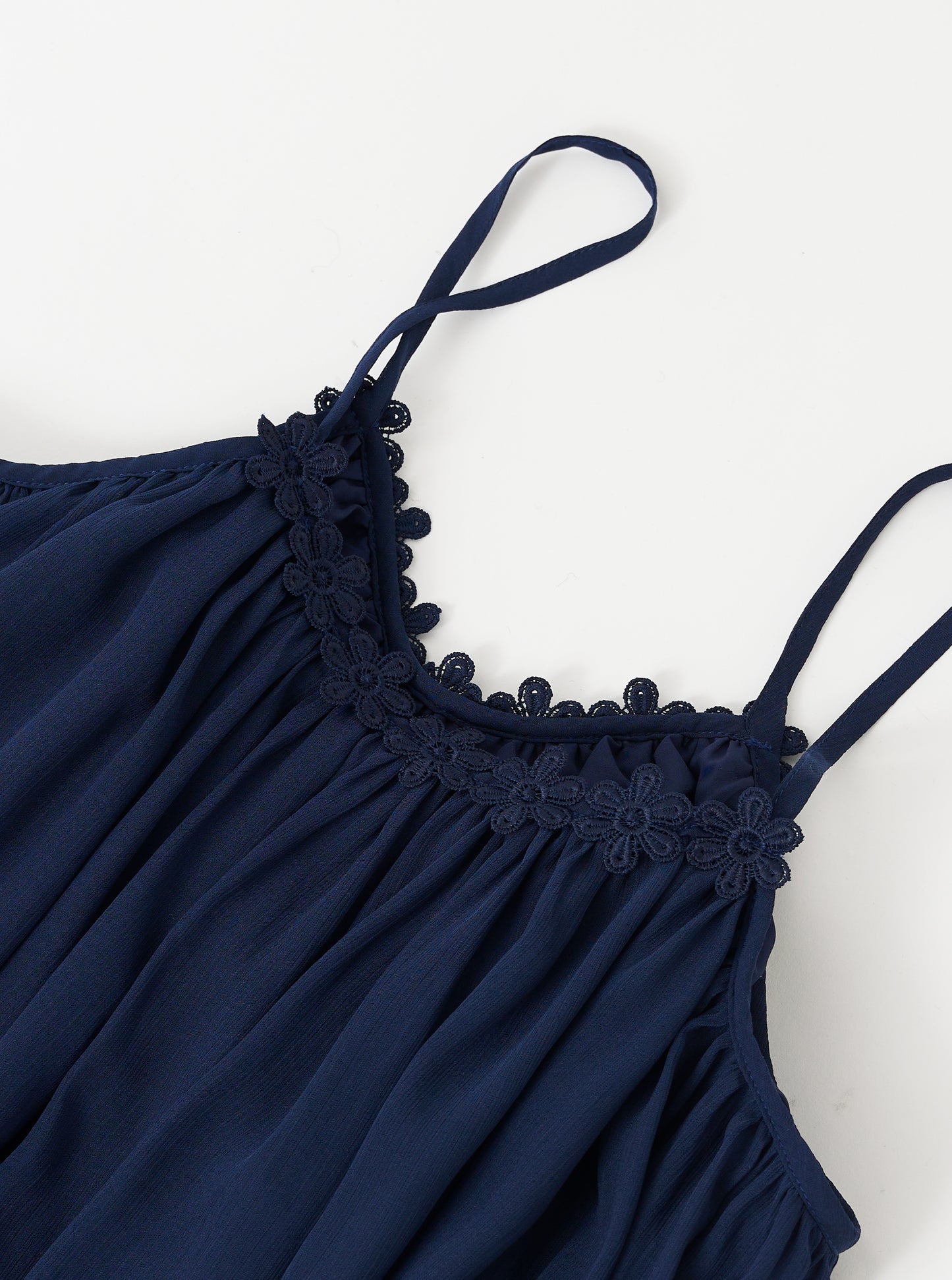 Willow&flower lace long dress / Navy