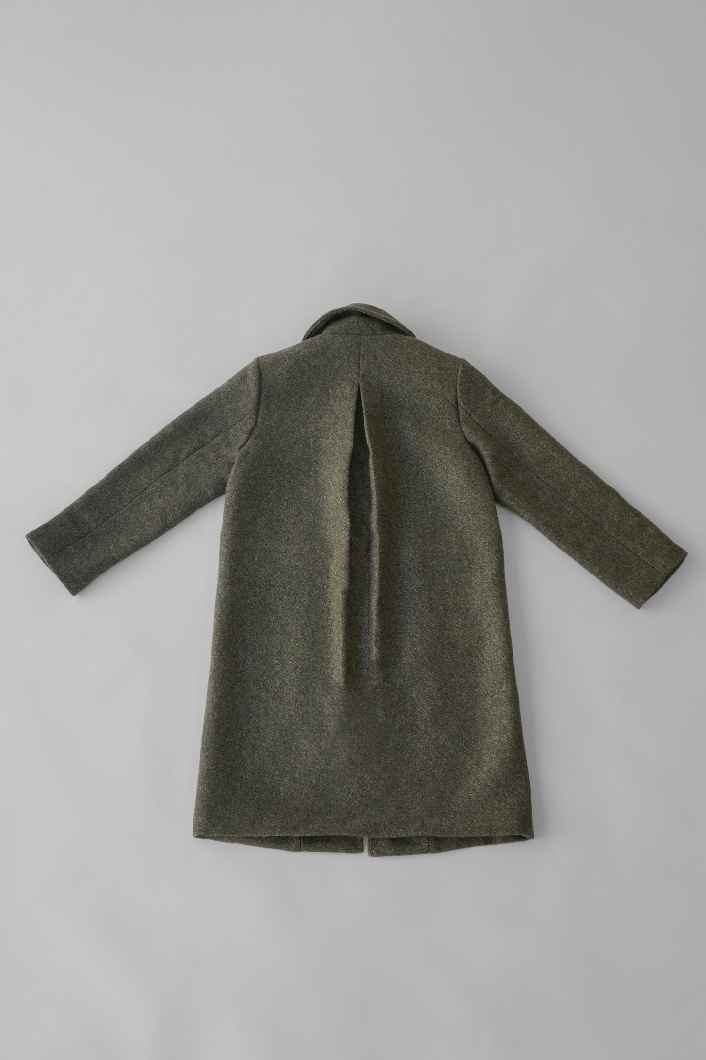 Mix wool soutien collar coat / coffee