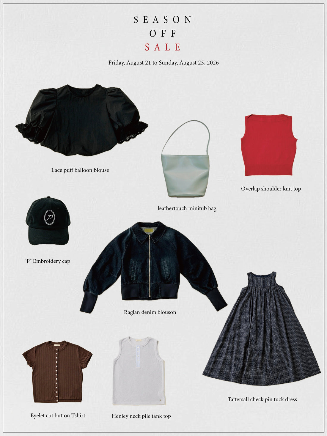 26SS SEASON OFF SALE