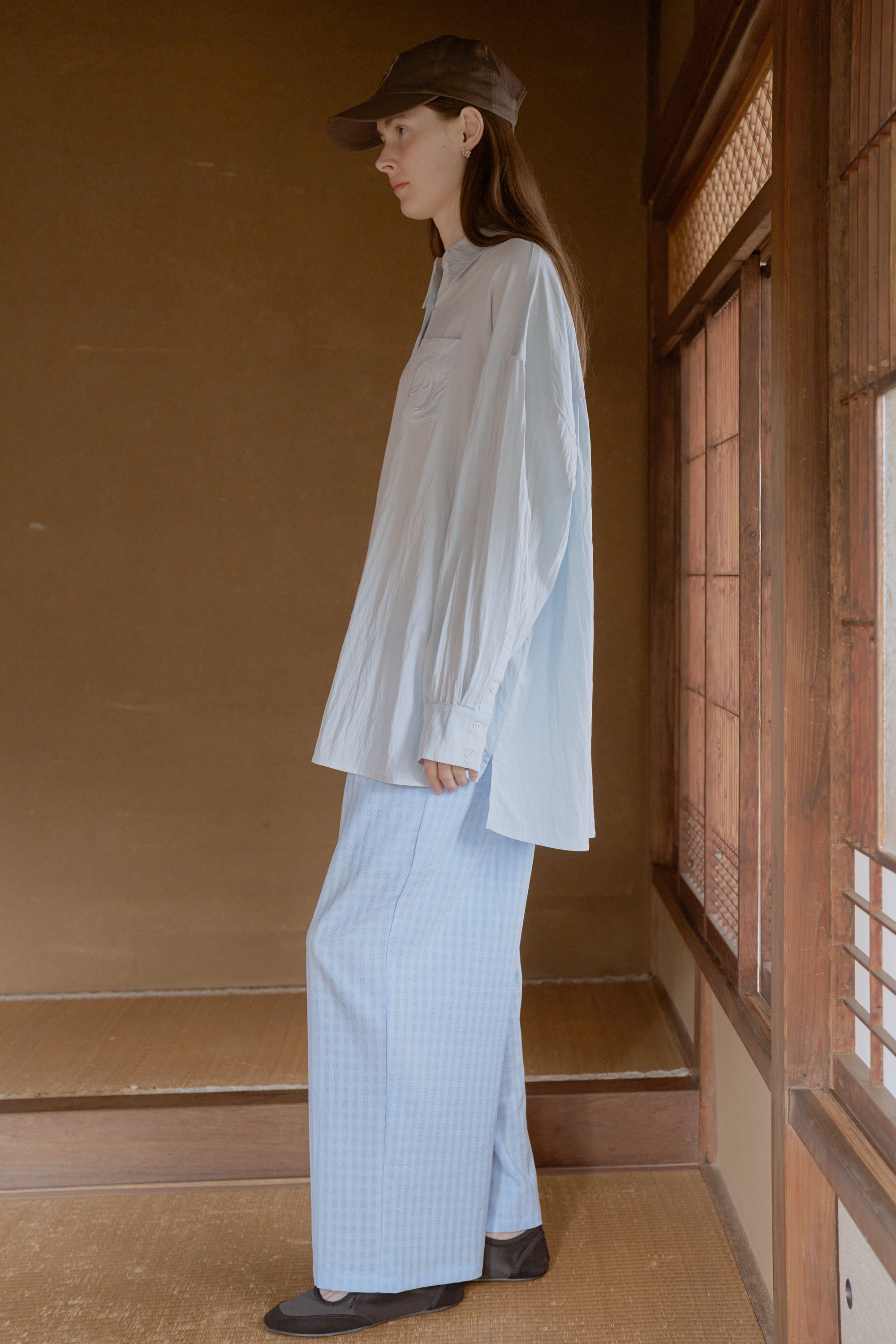 Shadow check seersucker pants / soda – PoFF公式オンラインショップ