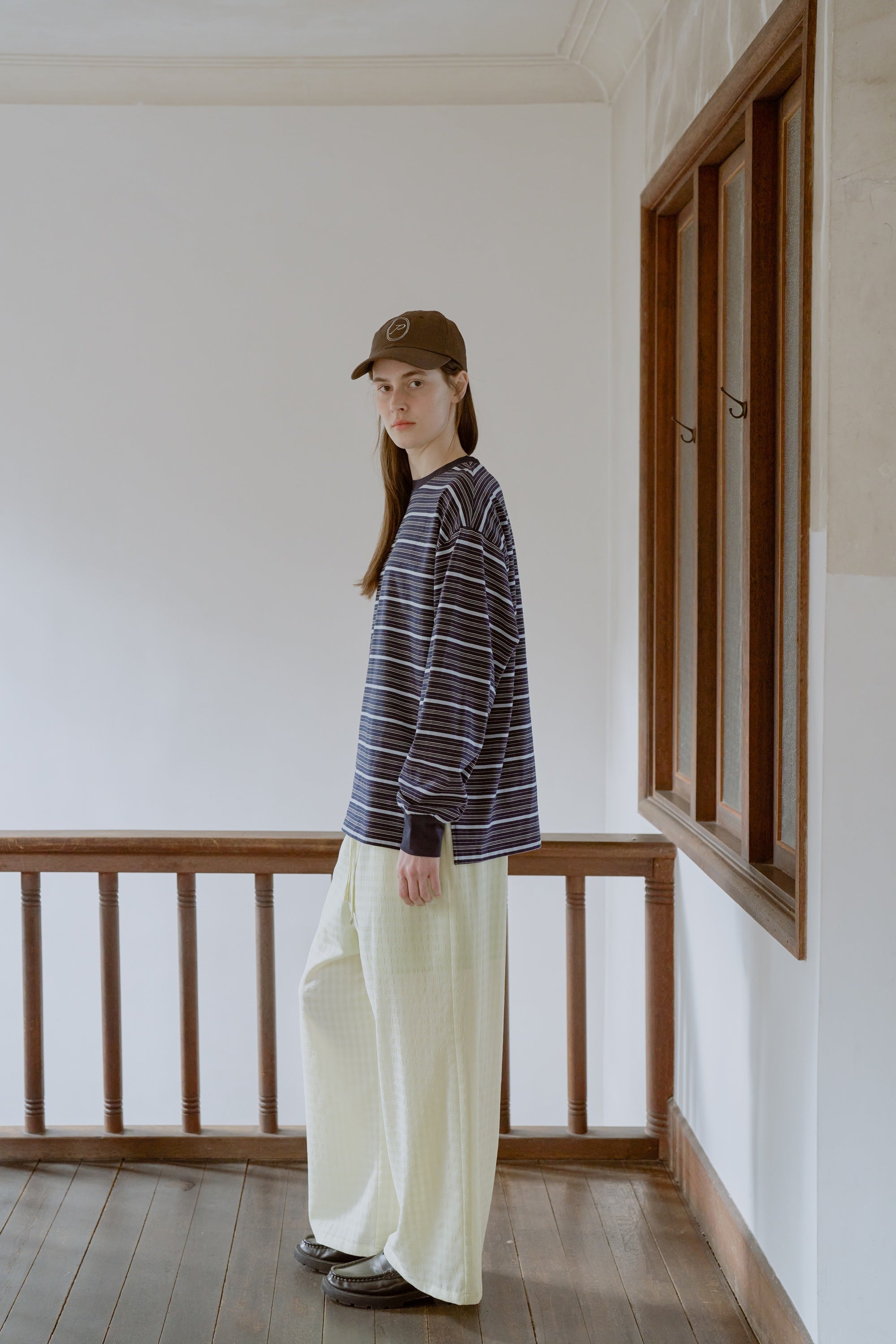 poff 新作Shadow check seersucker pants Shadow check seersucker pants / lime – PoFF公式オンラインショップ