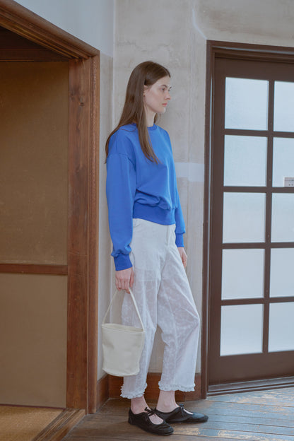 leathertouch minitub bag / off white
