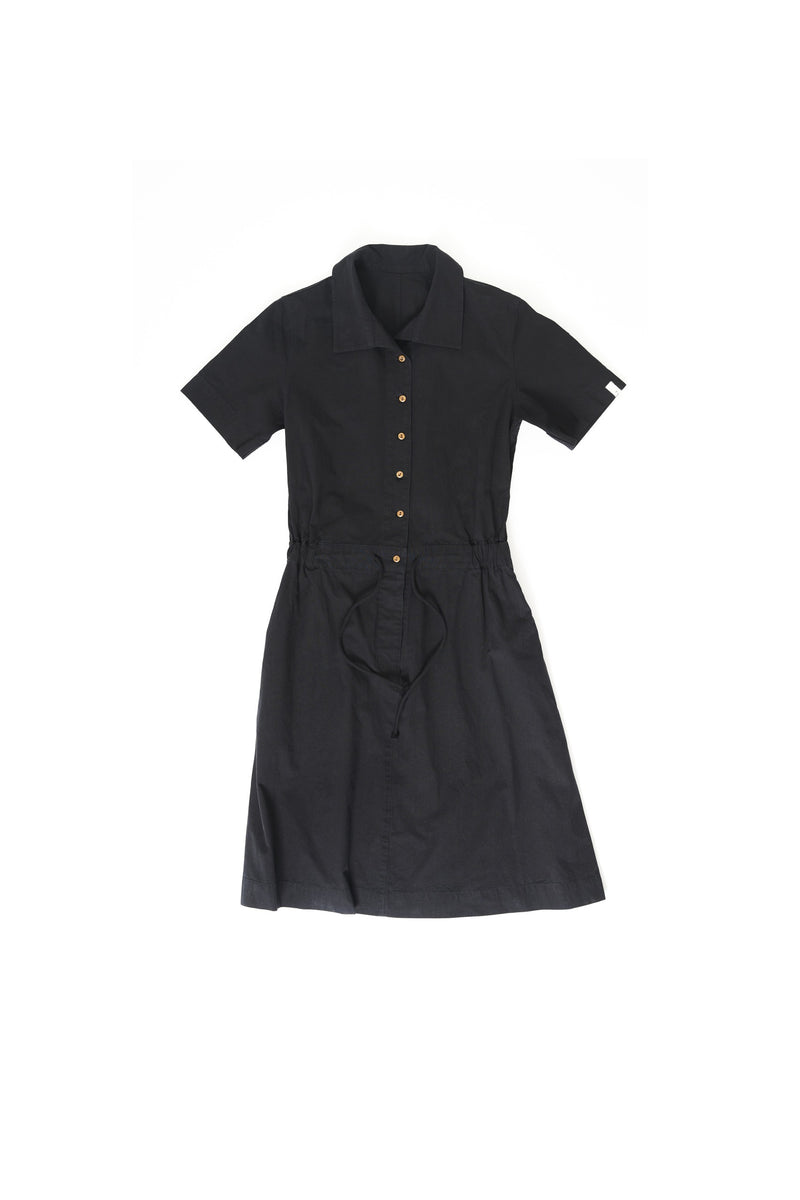 Browsing shirt dress  / Black
