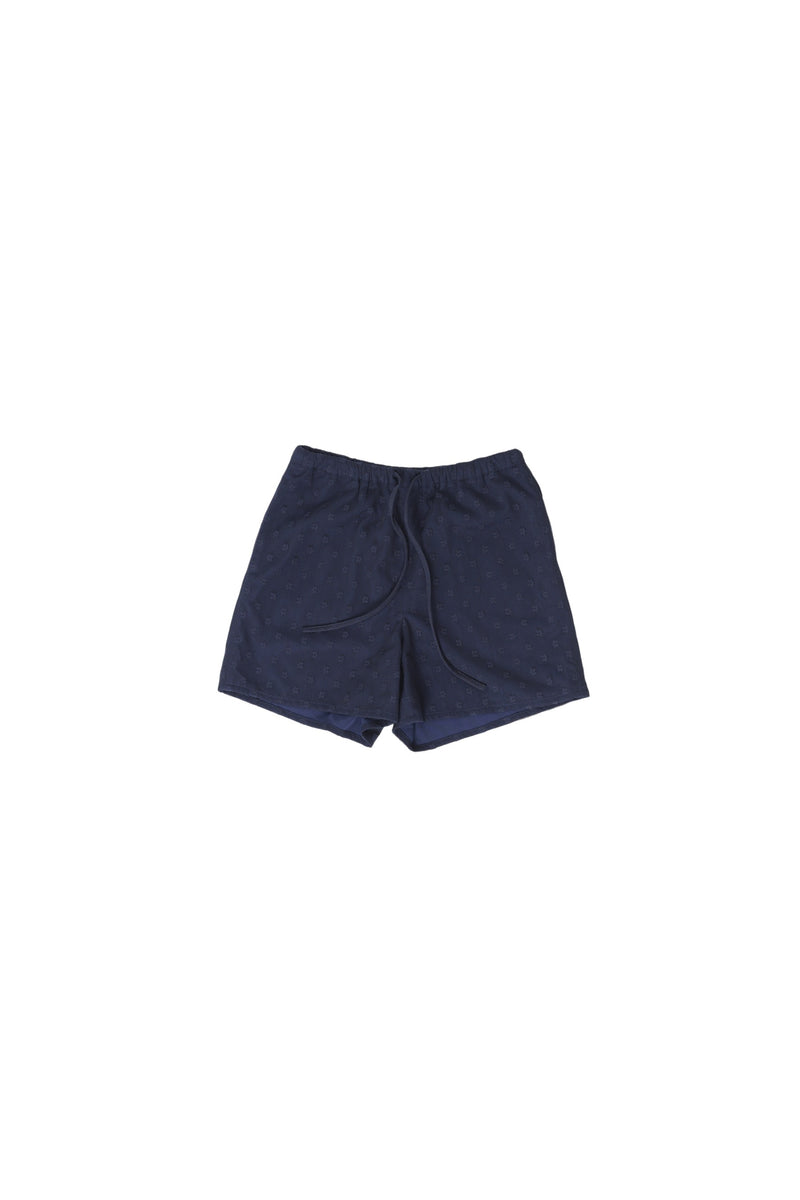 Flower tulle culottes / Navy