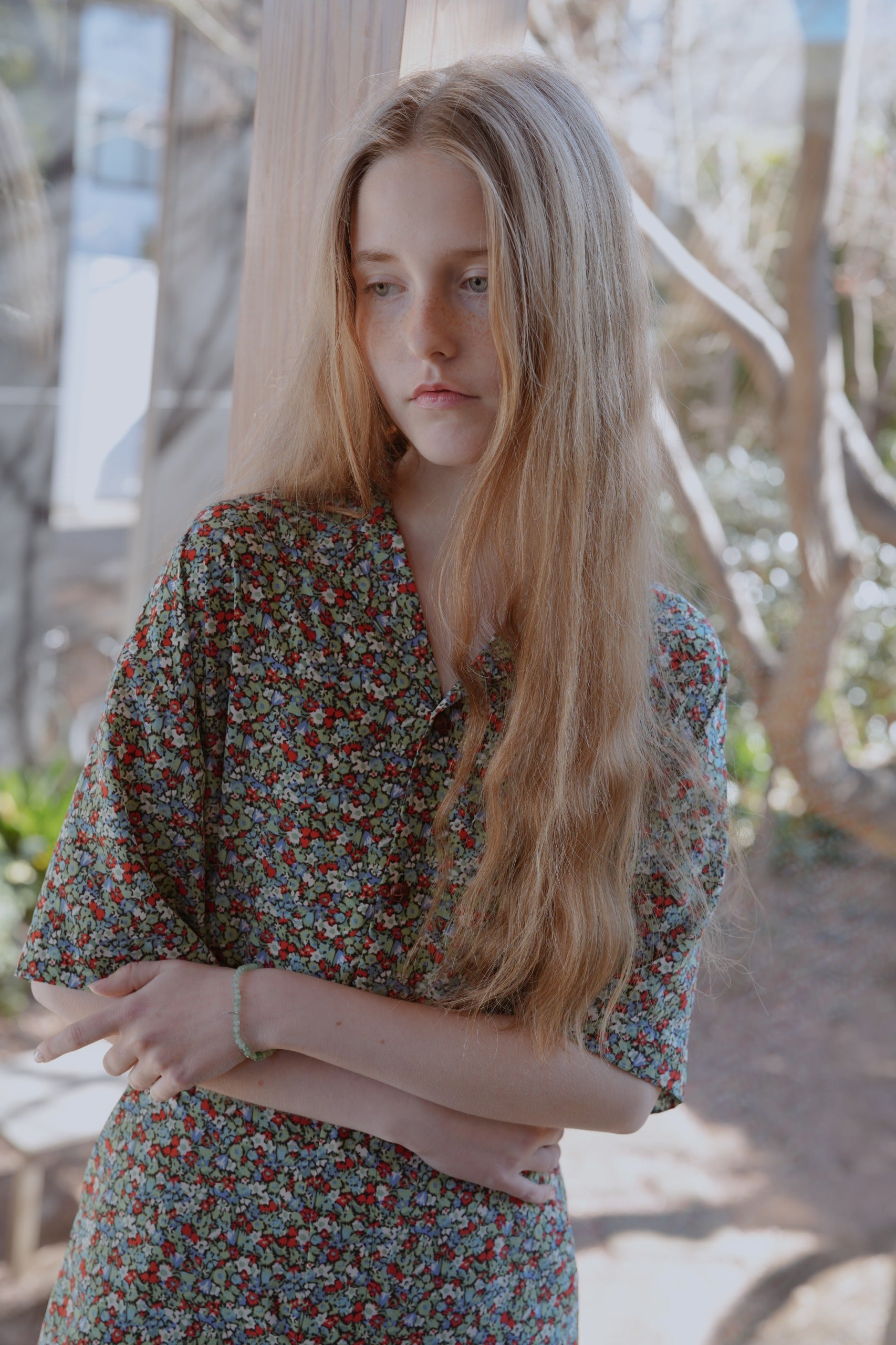 美品　Adeam Printed Floral Woodland サマー花柄 Liberty Flower field shirt / Forest – PoFF公式オンラインショップ