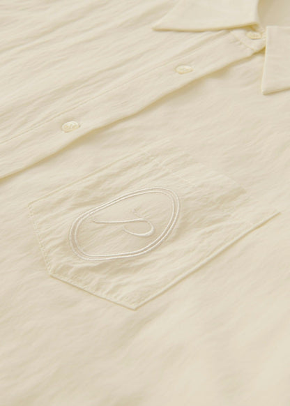 "P" Embroidery shirt/midnight