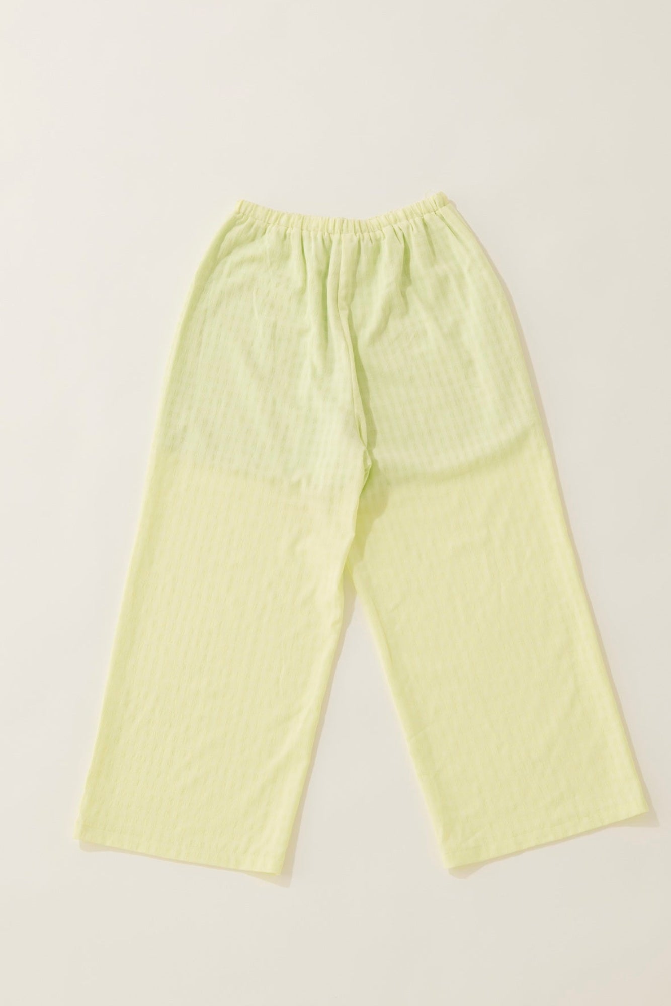 poff 新作Shadow check seersucker pants Shadow check seersucker pants / lime – PoFF公式オンラインショップ