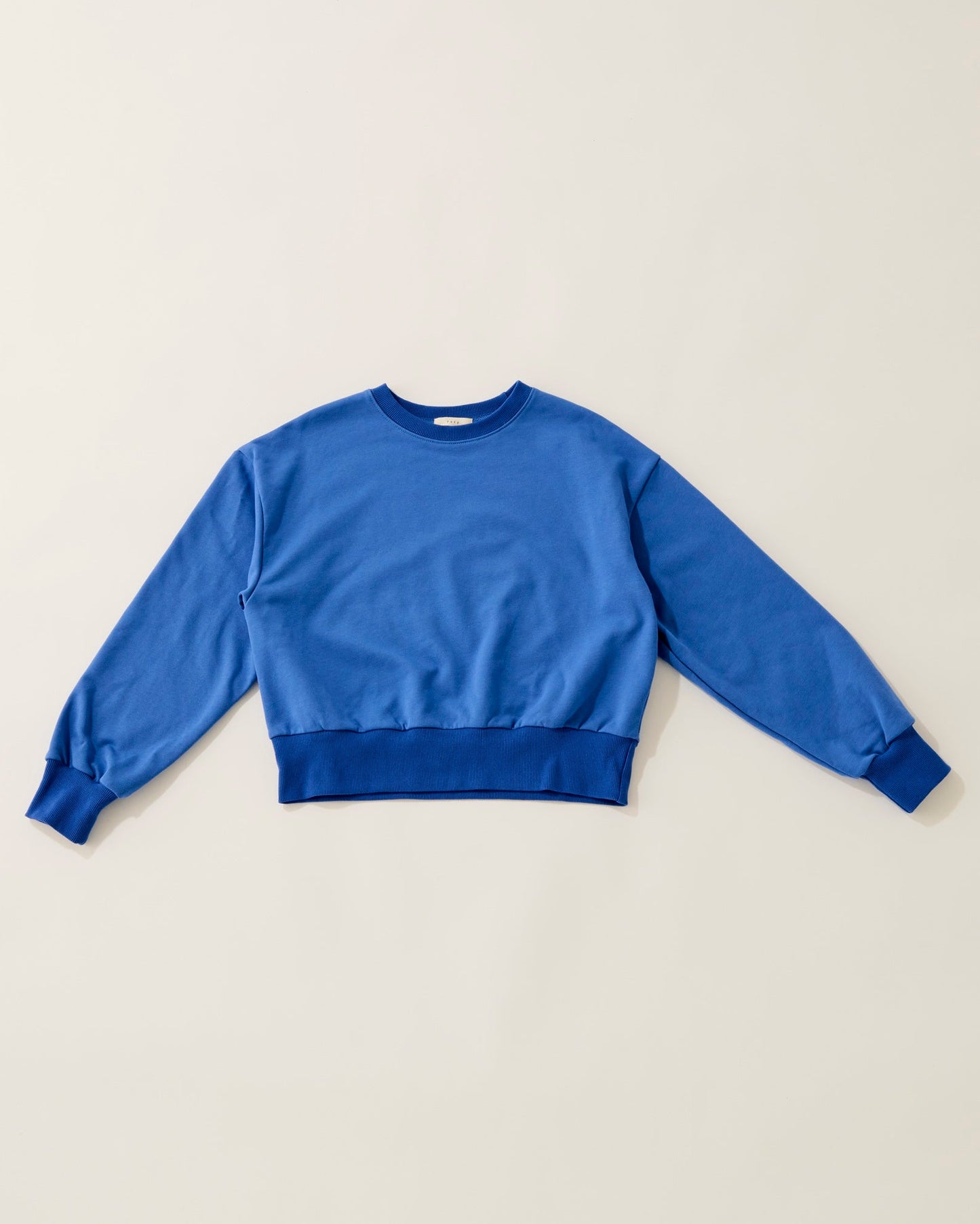 Shoulder logo pullover / blue