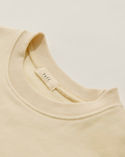 Shoulder logo pullover / white