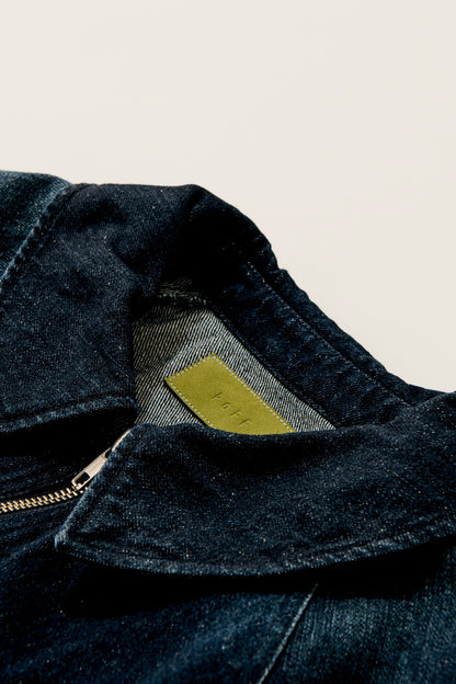 Raglan denim blouson /navy