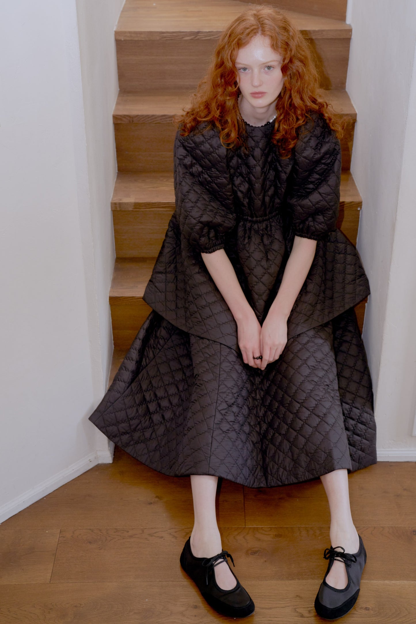 Quilting volume tops / black