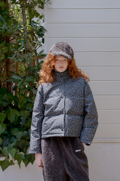 Boa fur cap / dull gray