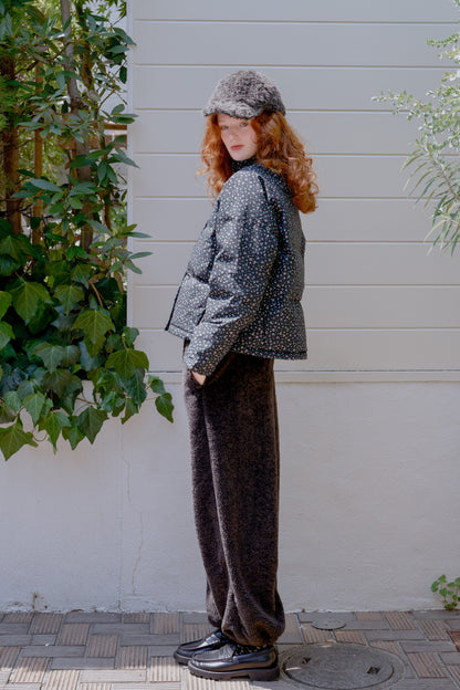 Short down jacket/  bouquet