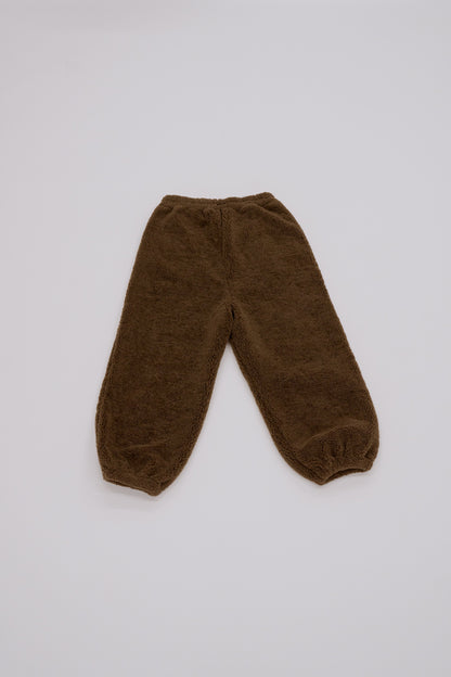 Relax Boa Pants / brownie