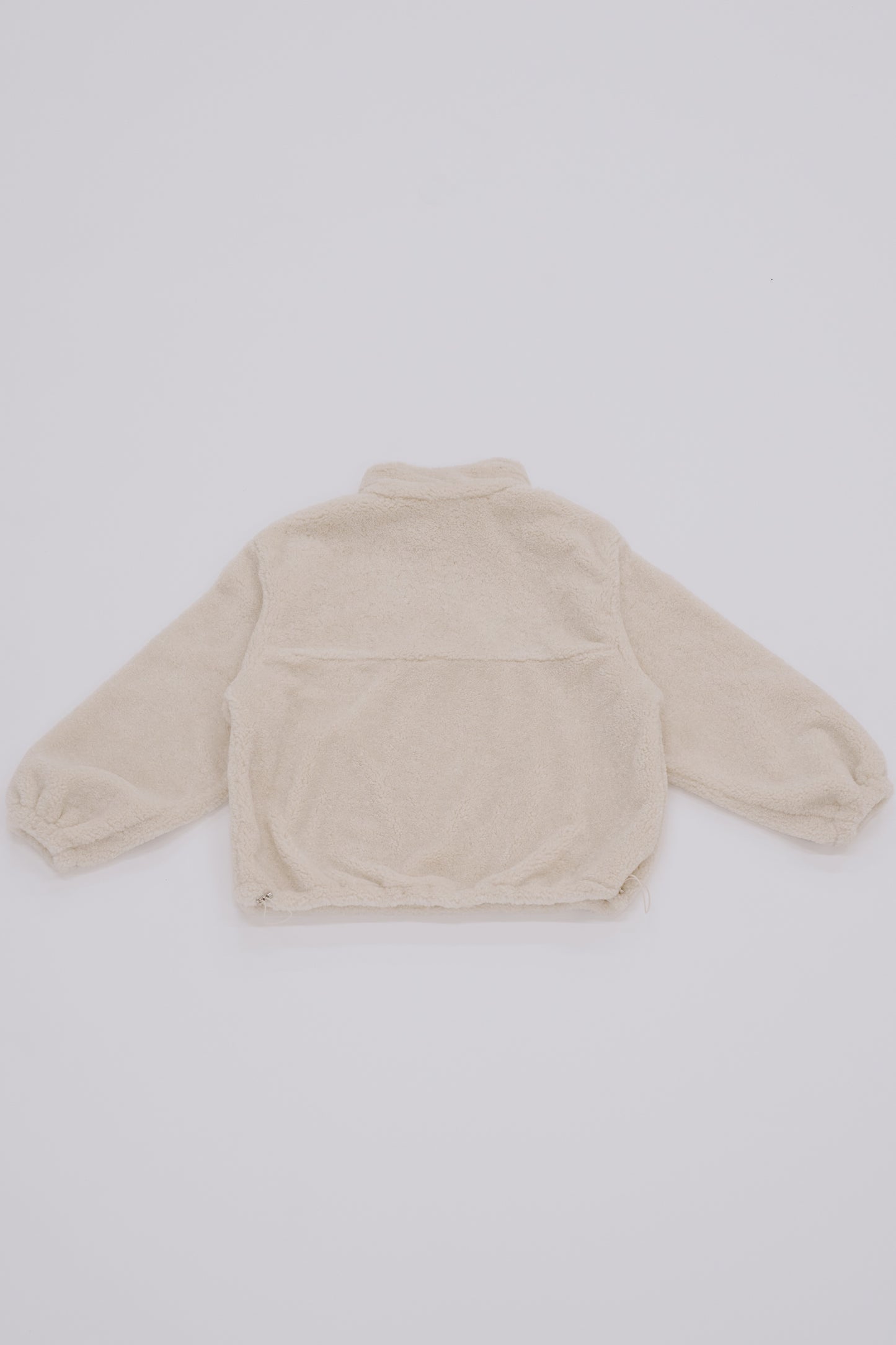 Half-zip boa pullover / teddy