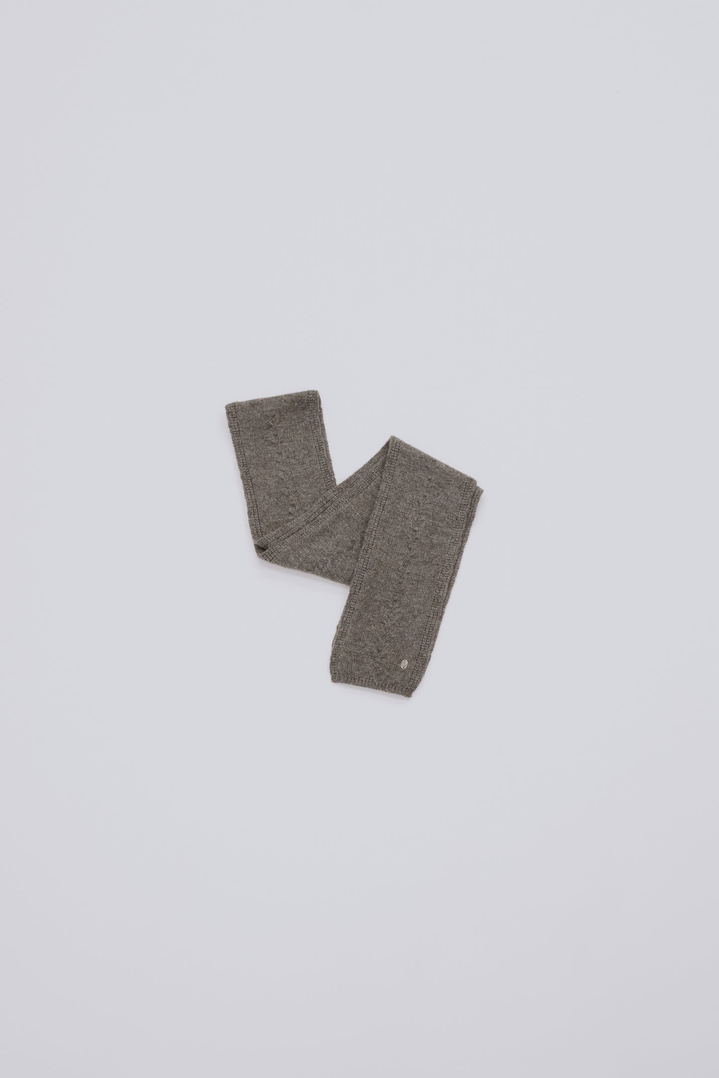 Long knit stole / heather