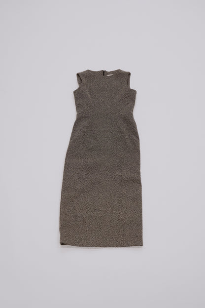 Tweed long dress / mix
