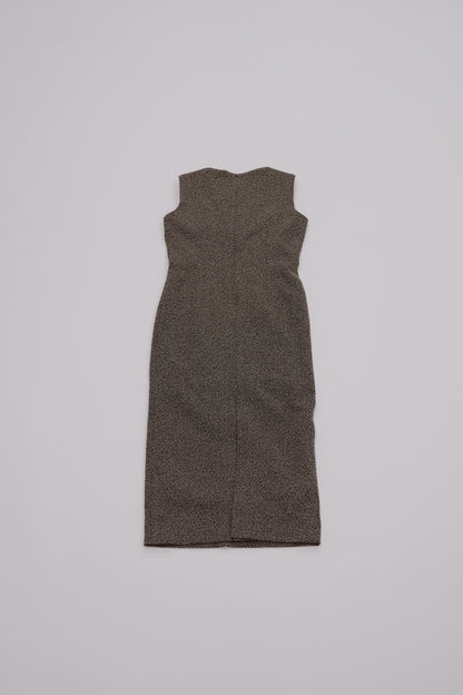 Tweed long dress / mix