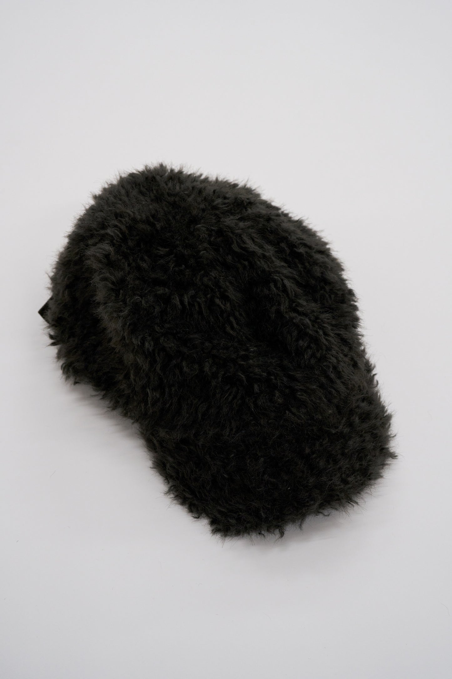 Boa fur cap / dull gray