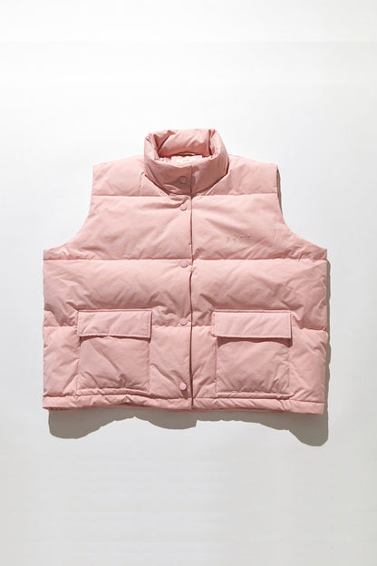 down vest / Pink