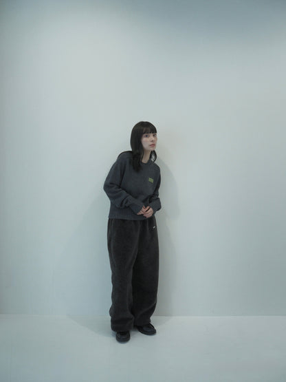 Relax Boa Pants / dull gray