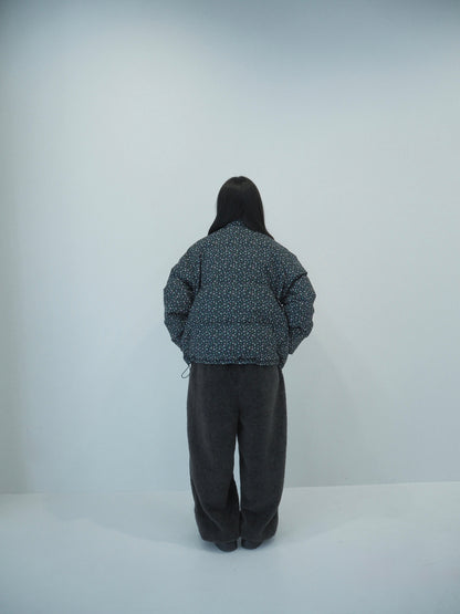 Short down jacket/  bouquet