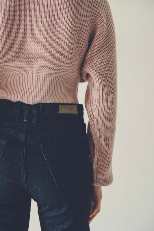 Basic straight denim　／Navy