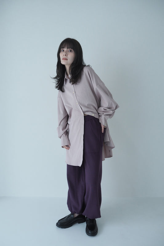Knit jogger pants ＜Plum＞