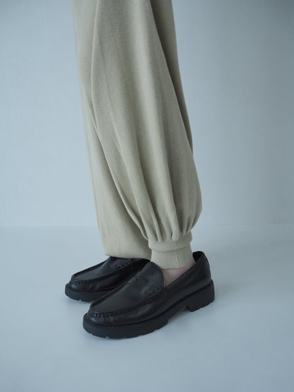 Knit jogger pants ＜Vanilla beige＞